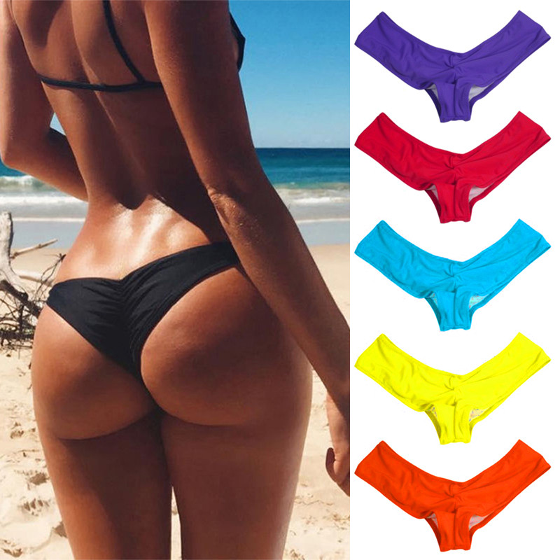 ruched swimsuit bottoms